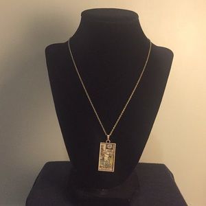 Tarot card “death” necklace